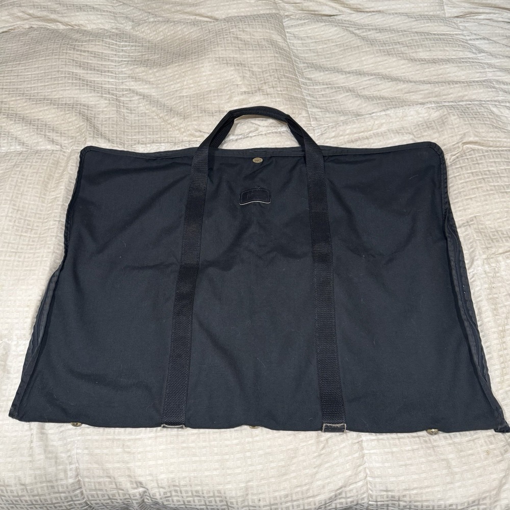 Vintage Boyt No Nonsense Luggage Iowa Garment XL Bag Black Travel Overnight